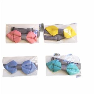 4 boys bowties, boys adjustable bow ties